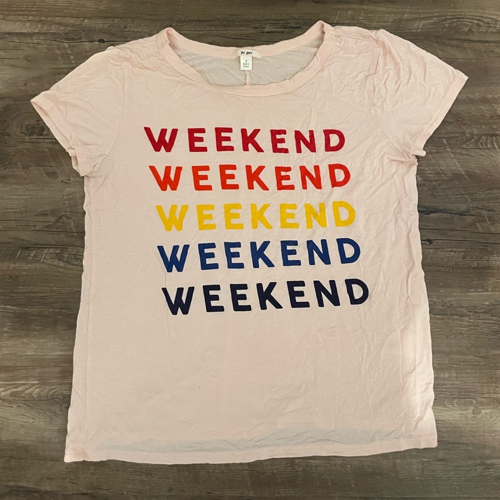 Women’s WEEKEND colorful shirt from Mi Ami size: S